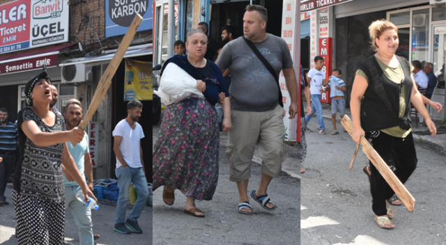 Edirne&#039;de mahalle halkı ayaklandı, özel harekat sokağa indi