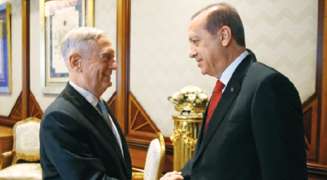 Erdoğan, Mattis&#039;in yüzüne söyledi: YPG’ye destekten rahatsızız