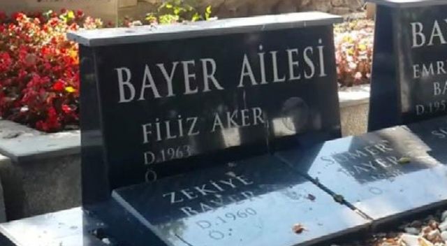 İşte Filiz Aker&#039;in kendisi için yaptırdığı mezar taşı