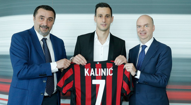 Kalinic resmen Milan&#039;da