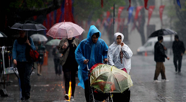 İstanbullular dikkat! Sağanak yağış geliyor