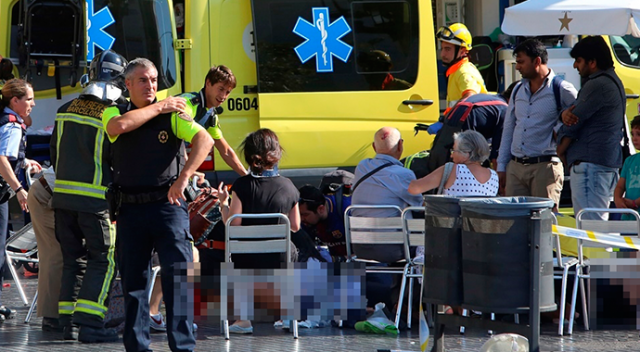 Terör, Barcelona&#039;yı vurdu: Çok sayıda ölü ve yaralı var