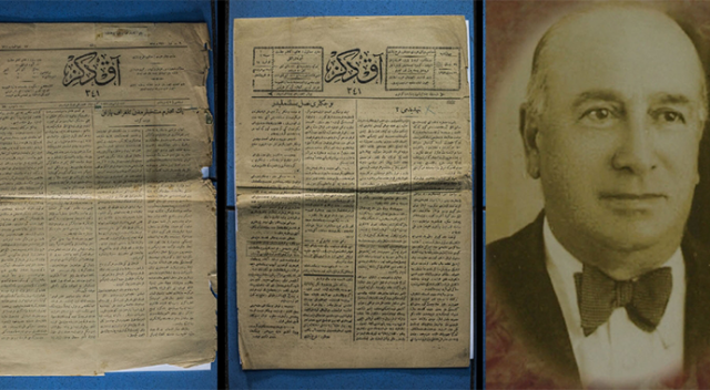 Antalya’da 100 yıl öncesinin gazetesi bulundu