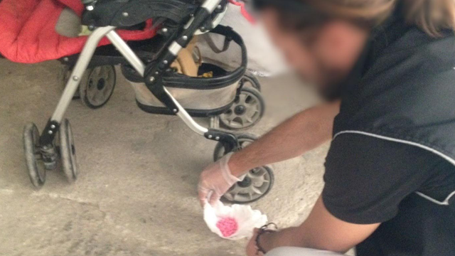 Bebek arabasında uyuşturucu satan zanlı tutuklandı