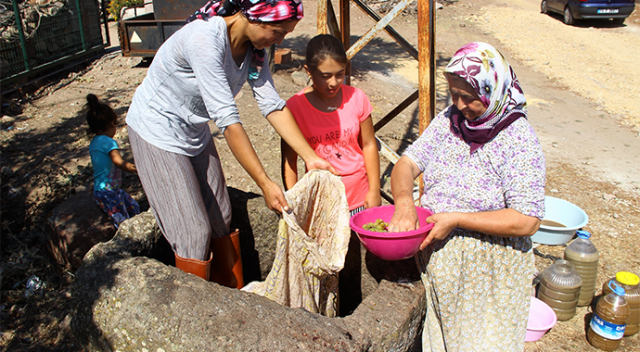 Çanakkale&#039;de binlerce yıllık şıra üretimi devam ediyor