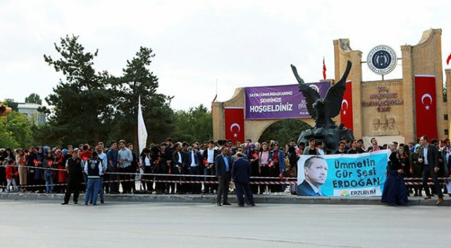 Cumhurbaşkanı Erdoğan Erzurum&#039;da!