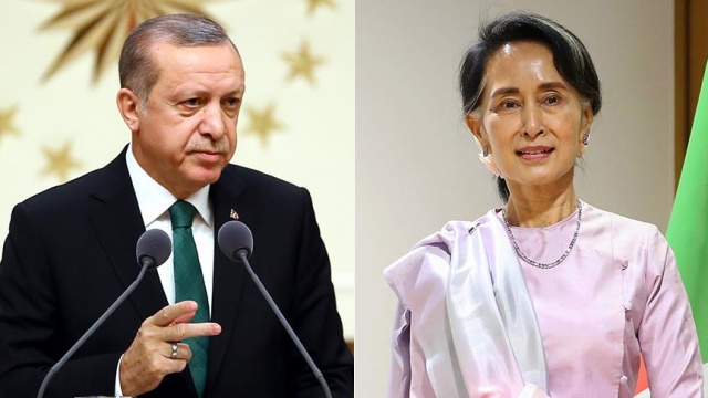 Cumhurbaşkanı Erdoğan, Myanmar lideri Suu Çii ile görüştü