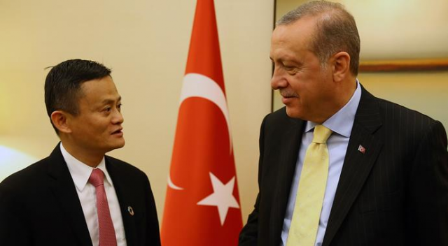 Erdoğan, Alibaba&#039;nın kurucusu Ma&#039;yı kabul etti