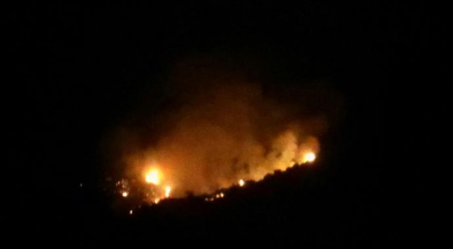 İzmir&#039;de ormanlık alanda yangın: Bölgeye arazözler sevk edildi