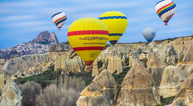 Kapadokya&#039;da balon turları iptal edildi