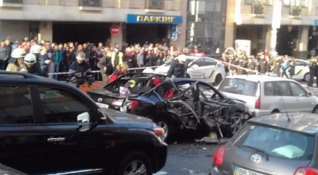 Kiev&#039;de patlama: 1 ölü, 2 yaralı