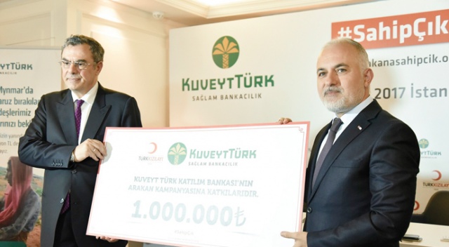 Kuveyt Türk, Arakan’a 1 milyon TL bağışladı
