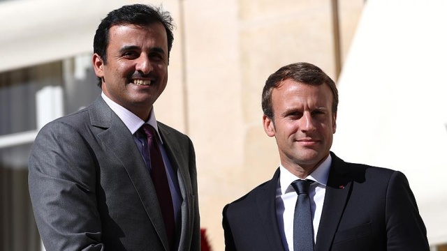 Macron&#039;dan, Katar&#039;a ambargonun kaldırılması talebi