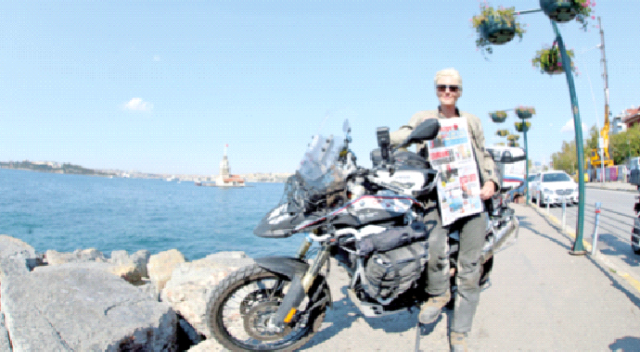 Motosiklet tutkunu Kinga Tanajewska, Türkiye&#039;de