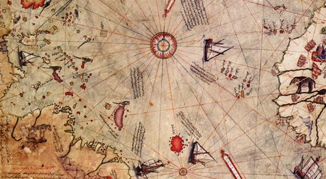 Piri Reis&#039;in haritası çini ile buluştu