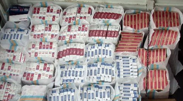 Samsun&#039;da 4 bin paket kaçak sigara ele geçirildi