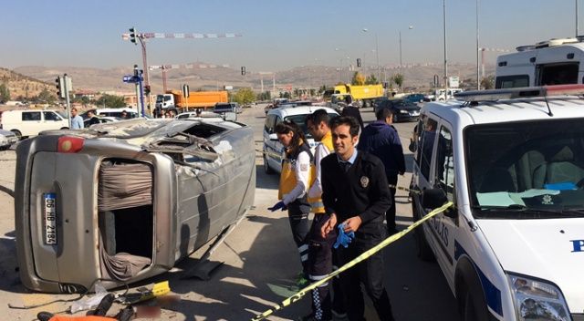 Başkentte trafik kazası: 1 ölü, 2 yaralı
