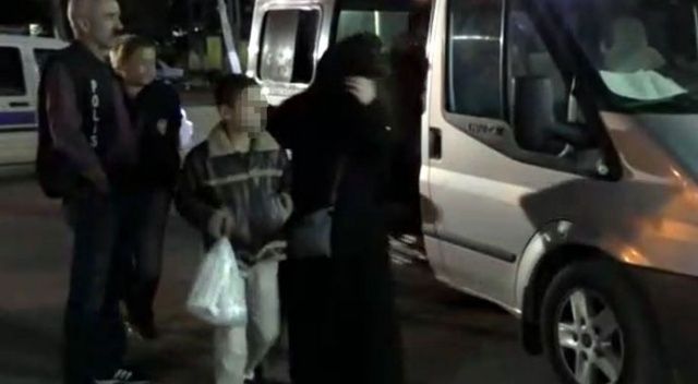 Çocuklarını dilenciye kiralayan Suriyeliler yakalandı