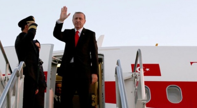 Cumhurbaşkanı Erdoğan, Azerbaycan&#039;a gitti
