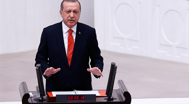 Cumhurbaşkanı Erdoğan Meclis&#039;te