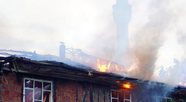 Kastamonu&#039;da ev yangını