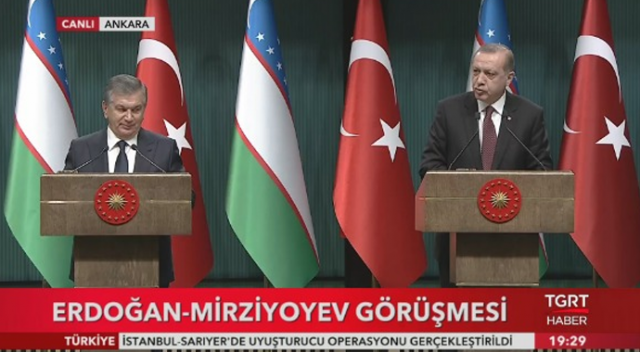 Erdoğan&#039;dan Özbekistan müjdesi