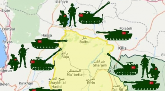 Terör örgütü PKK/PYD Afrin&#039;de kıskaca alındı