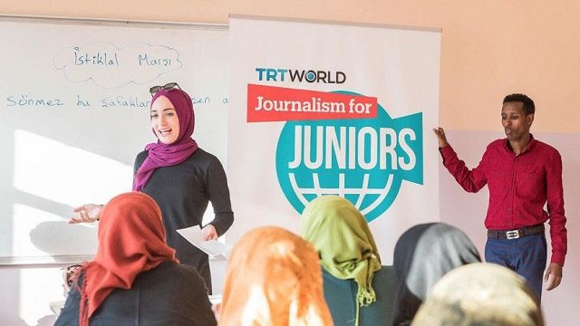 TRT World&#039;den Suriyeli çocuklara gazetecilik eğitimi