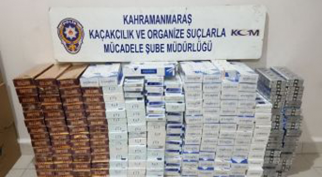 3 bin 150 paket gümrük kaçağı sigara ele geçirildi