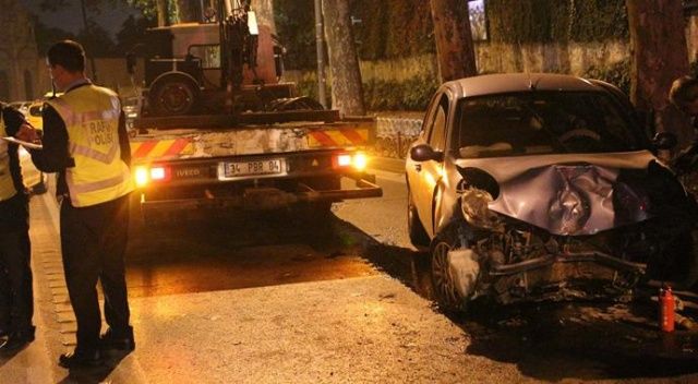 Beşiktaş&#039;ta kaza: 2 yaralı