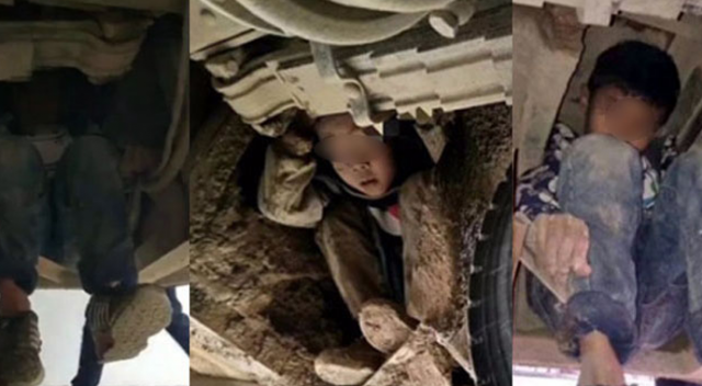 Çin&#039;de otobüsün altına gizlenen çocuklar 80 km sonra fark edildi