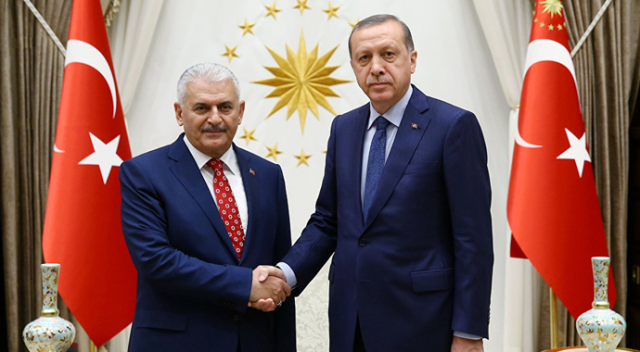 Cumhurbaşkanı Erdoğan, Başbakan Yıldırım&#039;ı kabul etti
