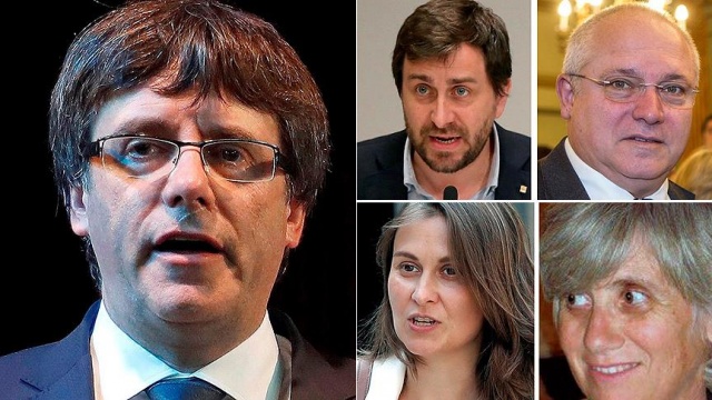 Eski Katalan lider ve 4 bakanı Belçika polisine teslim oldu
