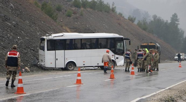 Kahramanmaraş&#039;ta askerî araç kaza yaptı: 15 asker yaralı