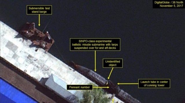Kim&#039;in yeni silahı uydudan görüntülendi