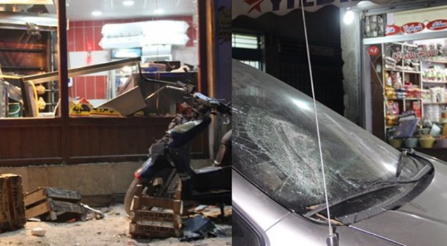 Konya&#039;da Suriyelilerin iş yerine satırlarla saldırı!
