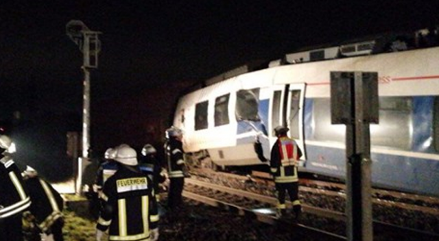 Almanya&#039;da tren kazası