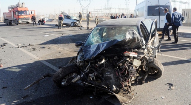 Cizre&#039;deki kazada 1 kişi öldü 4 kişi de yaralandı