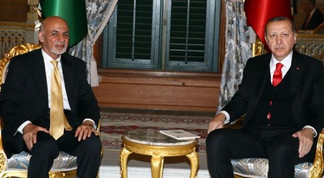 Erdoğan, Afgan mevkidaşıyla görüştü