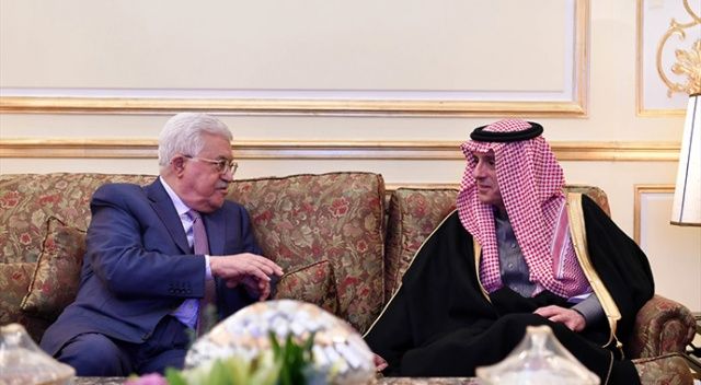 Filistin Devlet Başkanı Abbas Suudi Arabistan&#039;da