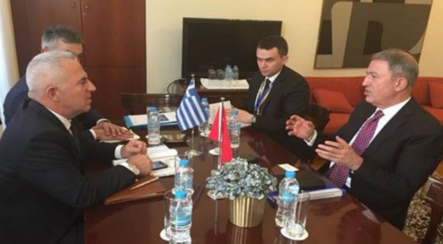 Genelkurmay Başkanı Akar ile Yunan mevkidaşı arasında görüşme