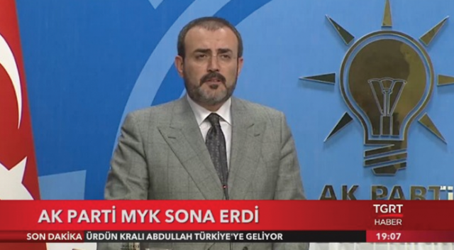 AK Parti Sözcüsü Mahir Ünal: Seçim ittifakı düzenlemesi gündemimizde yok