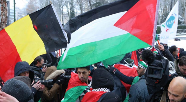 Netanyahu, Brüksel&#039;de protesto edildi