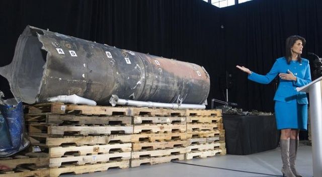 Nikki Haley BM&#039;ye İran füzelerini kanıt olarak sundu