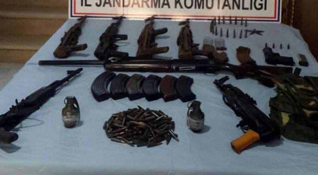 Şırnak&#039;ta PKK&#039;ya ait silah ve mühimmat bulundu
