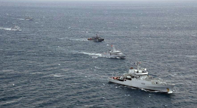 Türk Donanması, Ege Denizi’nde gövde gösterisi yaptı