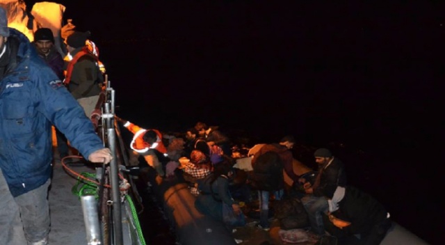 71 kaçak göçmen yakalandı