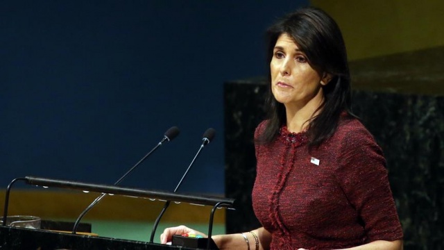 ABD&#039;nin BM Temsilcisi Haley&#039;den İran açıklaması