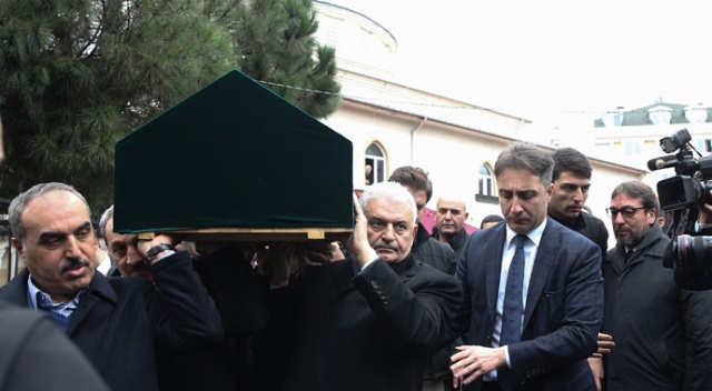 Başbakan Yıldırım, dayısının oğlunun cenaze törenine katıldı