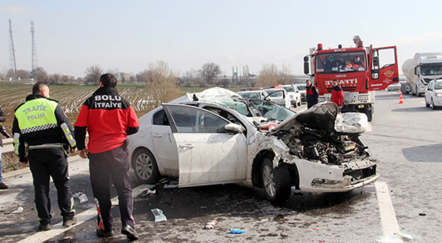 Bolu’da trafik kazası: 5 yaralı...